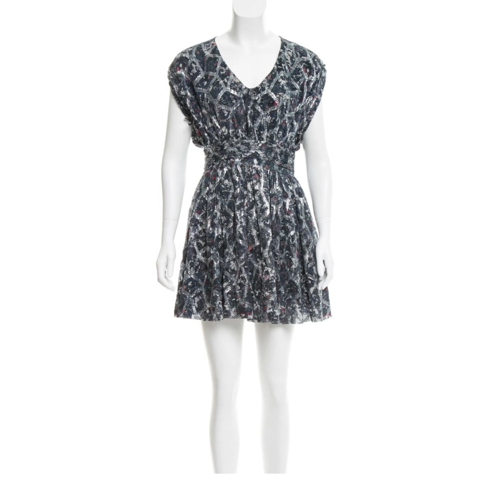 Iro, Size 34, Metallic Mini Dress